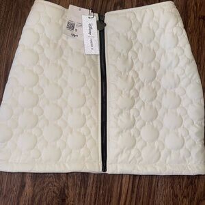 Juniors/Women’s Disney x Forever 21 puffer mini skirt Mickey quilt stitch
